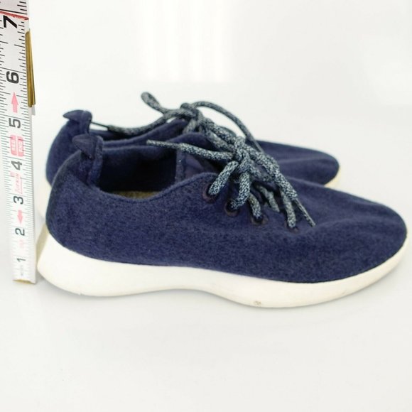 ALLBIRDS Women's‎ Navy Blue The Wool Runners Sneaker Shoe 10 Sustainable Organic - Picture 7 of 10